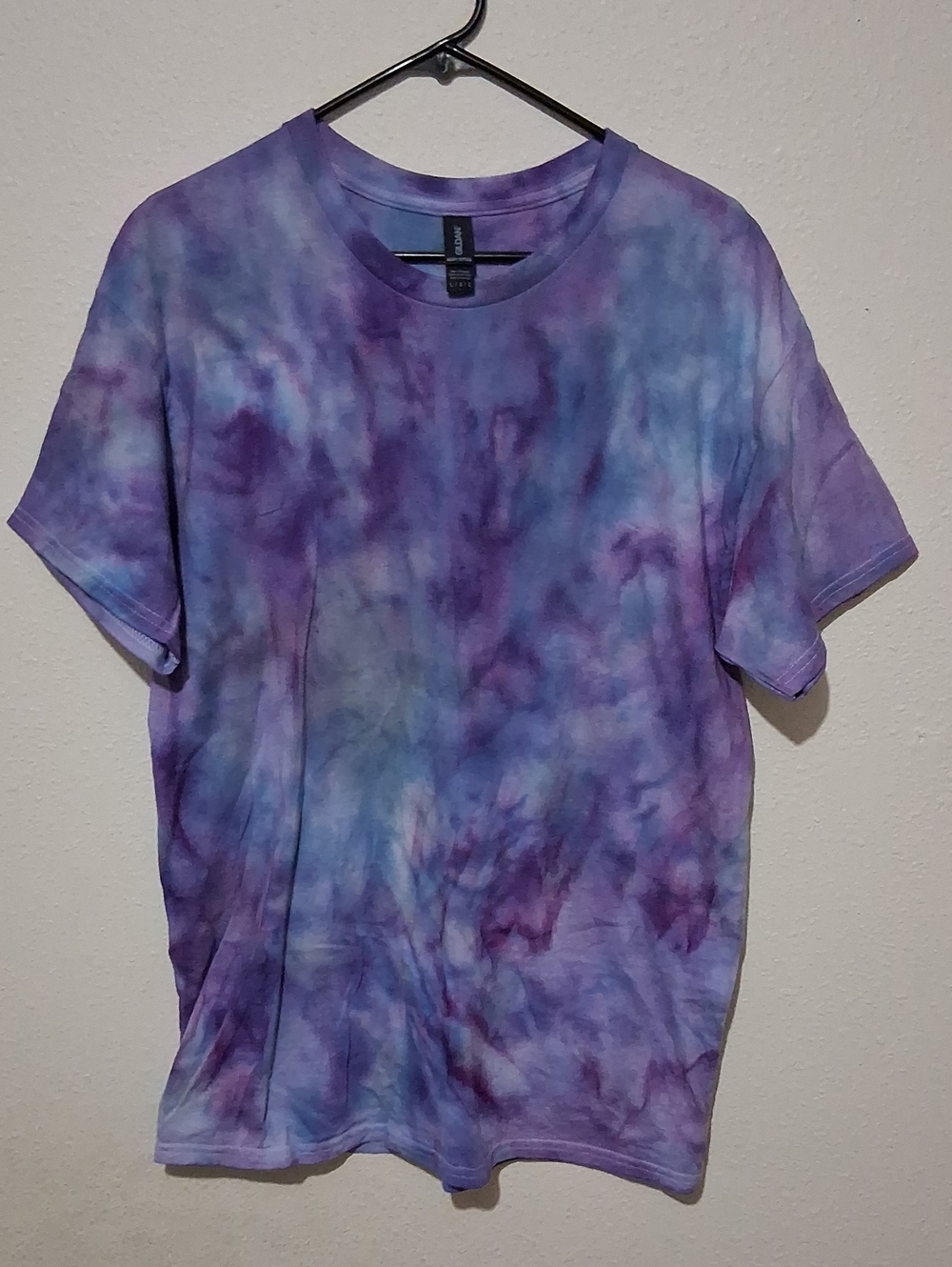 Gildan Tie-Dye Short Sleeve Tee - Purple & Blue